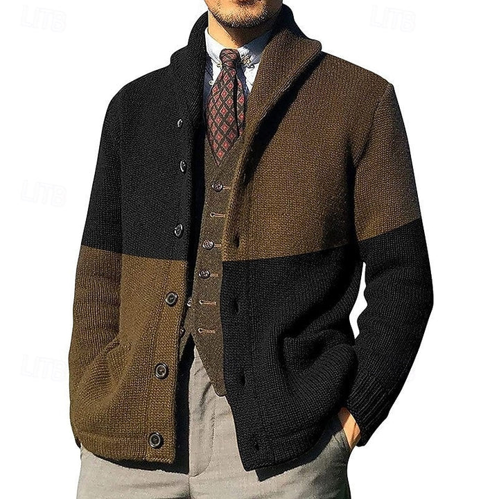 Chandler | Shawl Collar Button Cardigan