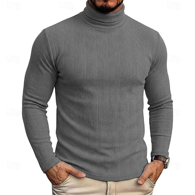 Alistair | Ribbed Turtleneck