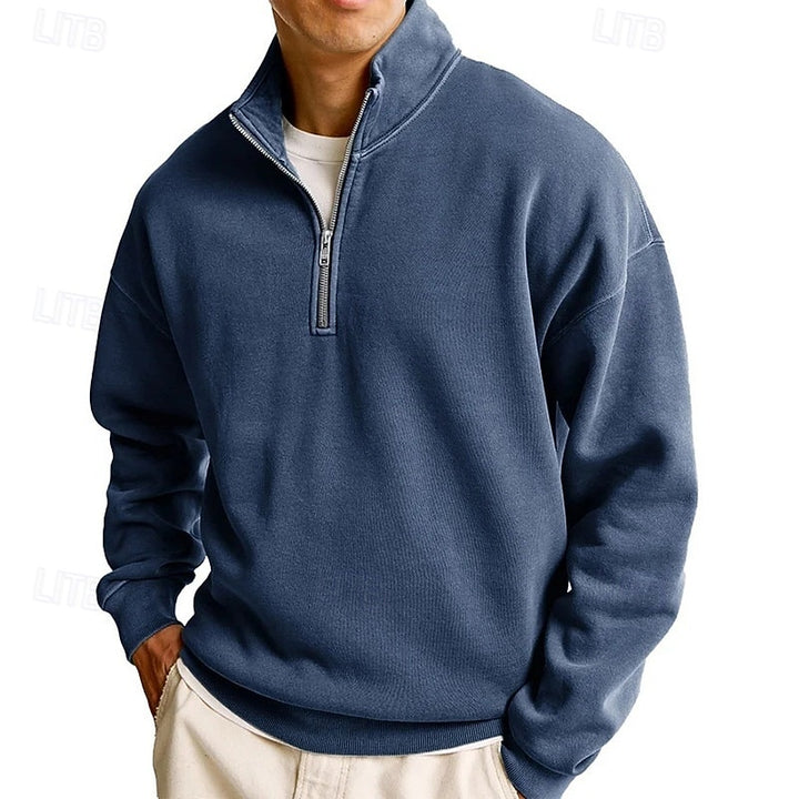 Emmett | Quarter-Zip Stand-Collar Pullover