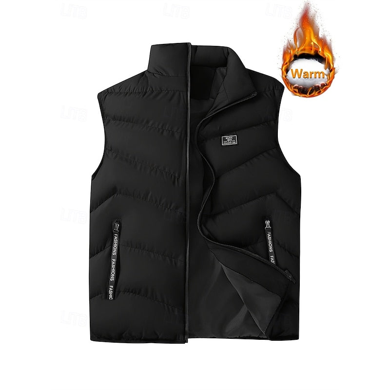 Chase | Quilted Stand-Collar Vest