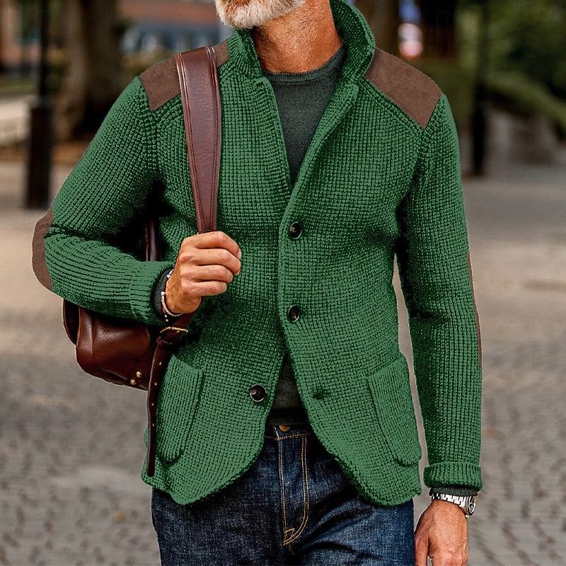 Garrison | Stand-Collar Button Cardigan