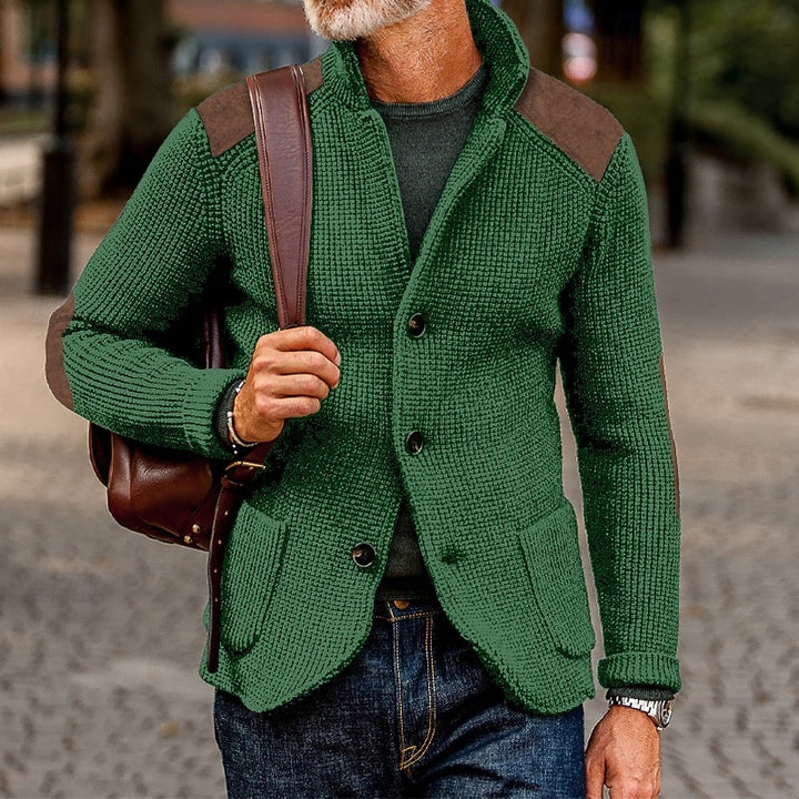 Garrison | Stand-Collar Button Cardigan