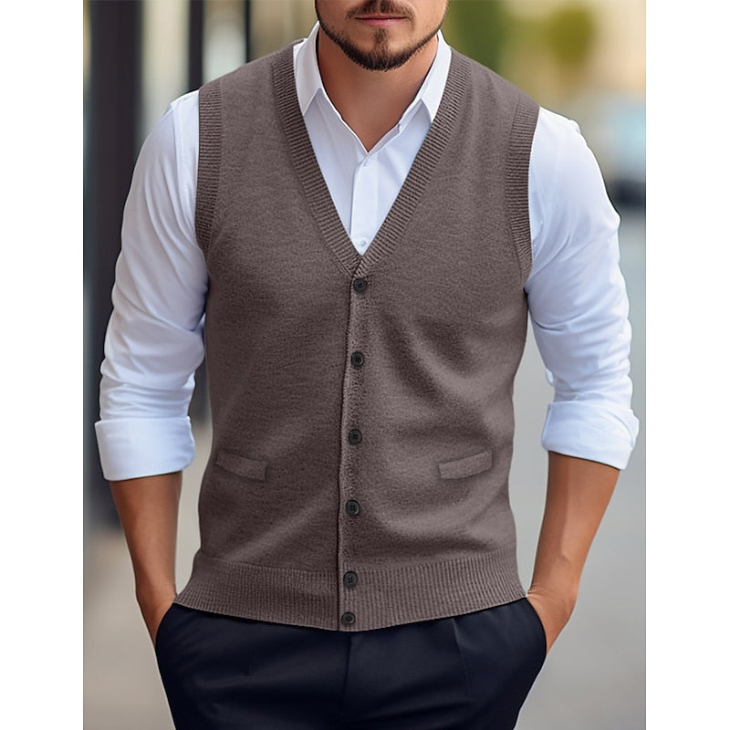 Wendell | Refined Christmas Sweater Vest