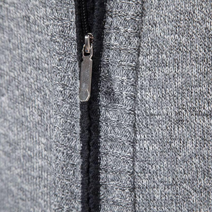 Lachlan | Full-Zip Stand-Collar Cardigan