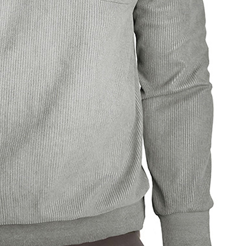 Byron | Button-Up Standing Collar Pullover