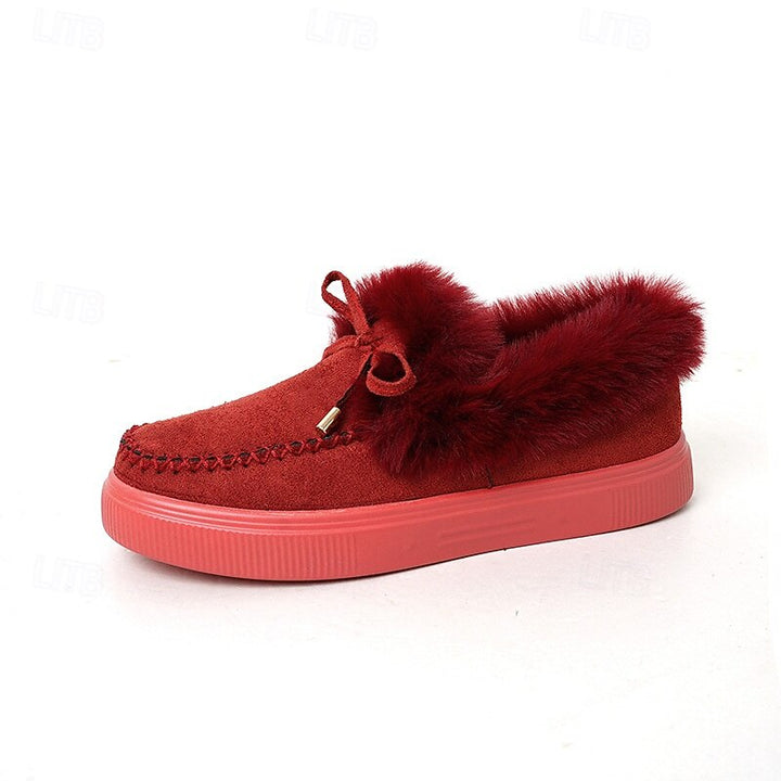 Heather | Cozy Fur-Lined Moccasins