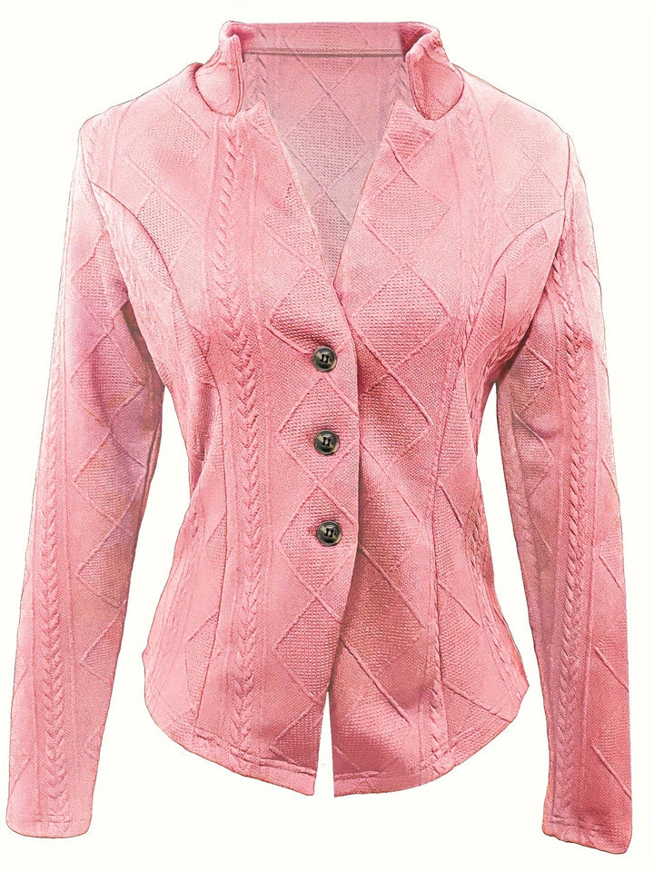 Iris | Textured Button-Up Jacket