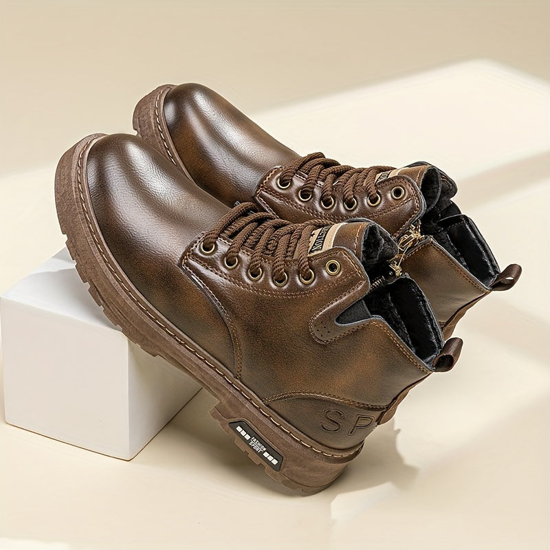 Alistair | Rugged Lace-Up High-Top Boots