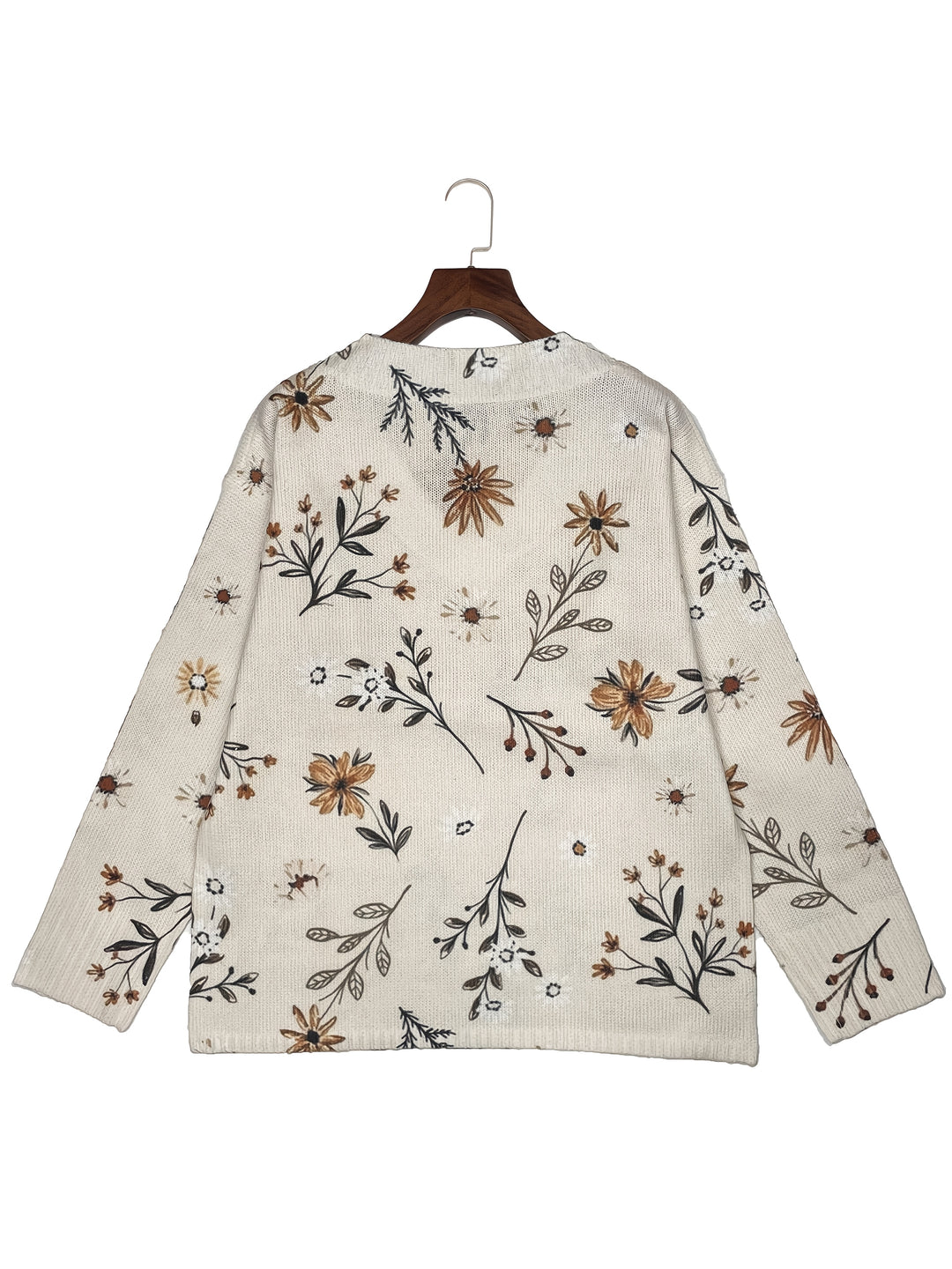 Adelaide | Botanical V-Neck Sweater