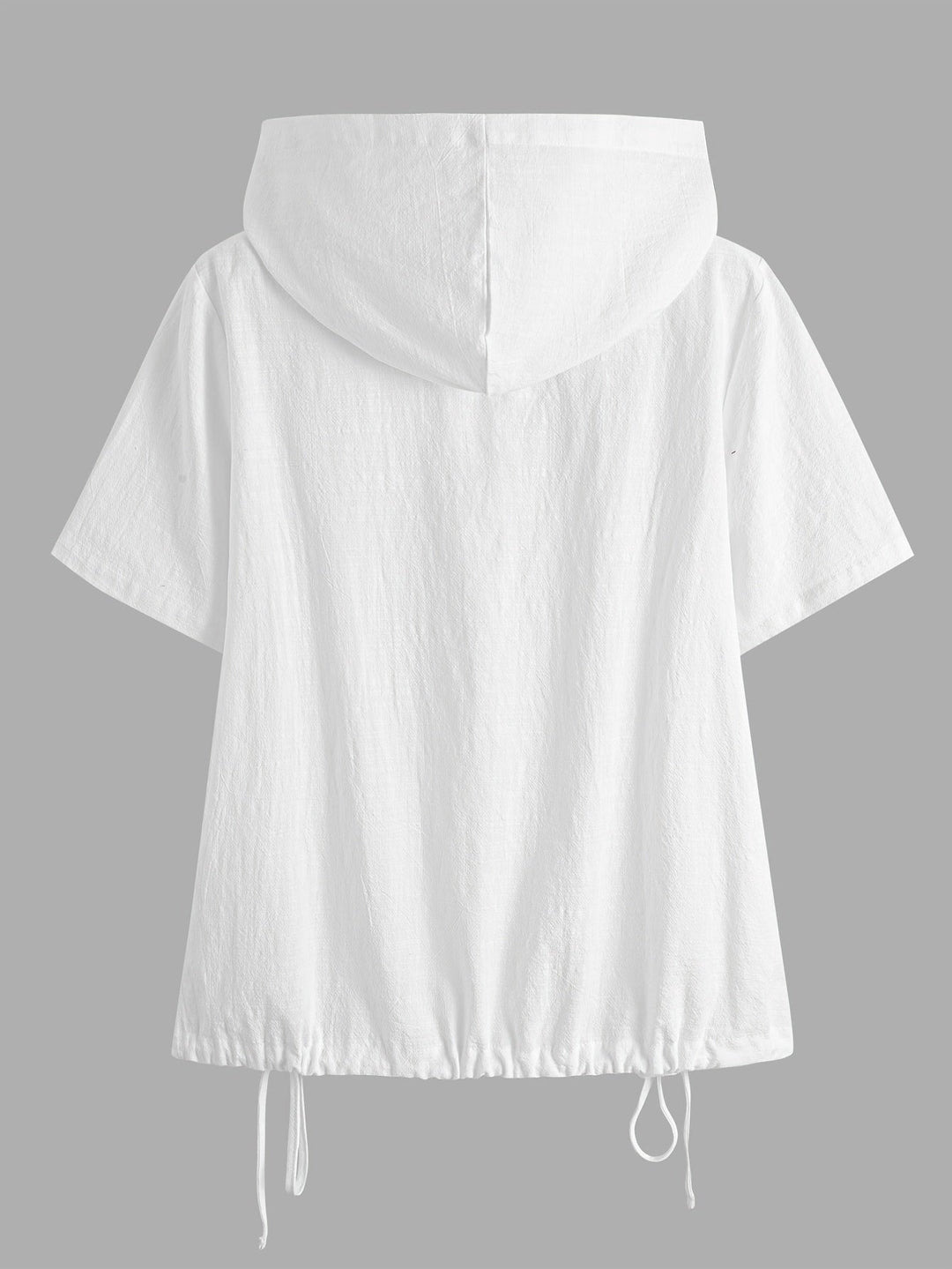 Lena | Relaxed Hooded Drawstring Top