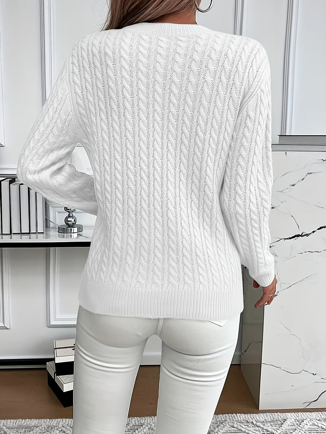 Heather | Cozy Cable-Knit Sweater