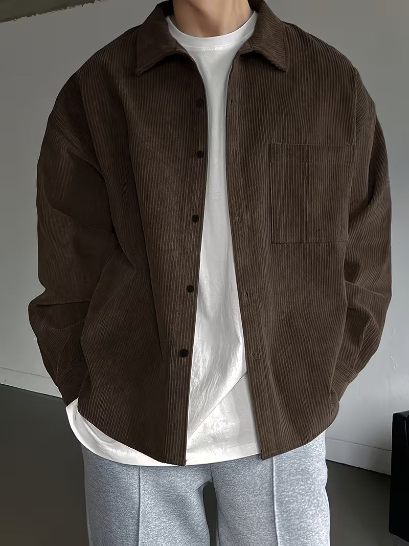 Kayden | Casual Long Sleeve Corduroy Jacket