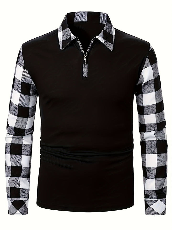 Ellis | Half-Zip Collared Polo Shirt