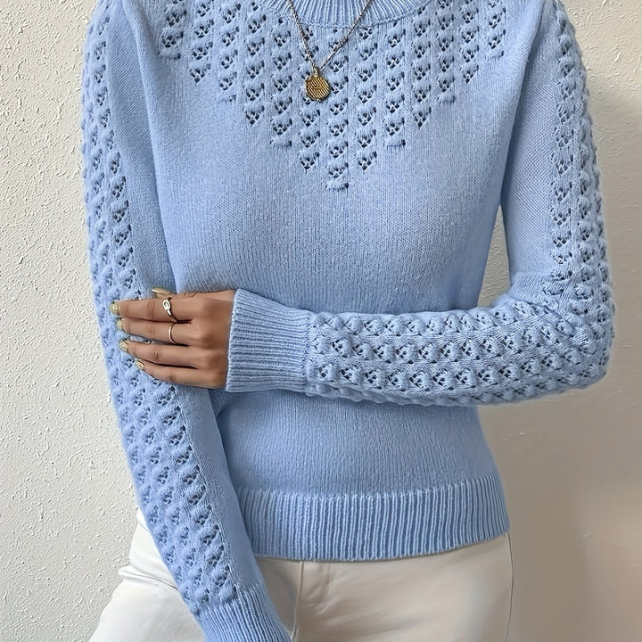 Sylvia | Openwork Knit Sweater