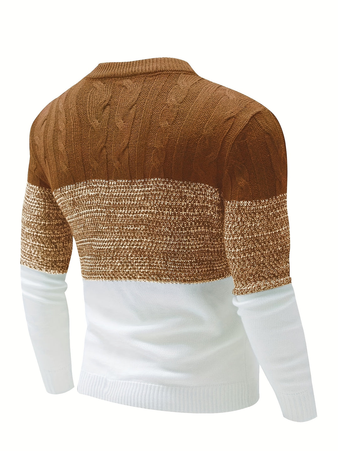 Clayton | Colour-Block Crew Neck Sweater