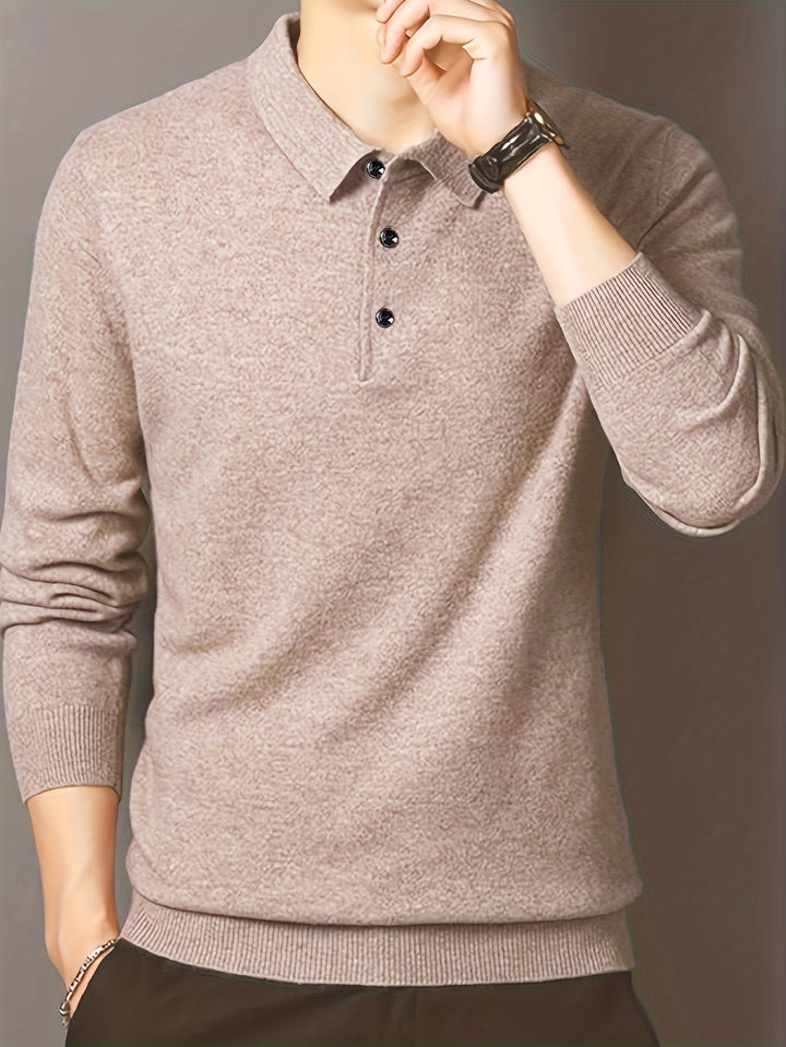 Wesley | Refined Collared Polo Sweater
