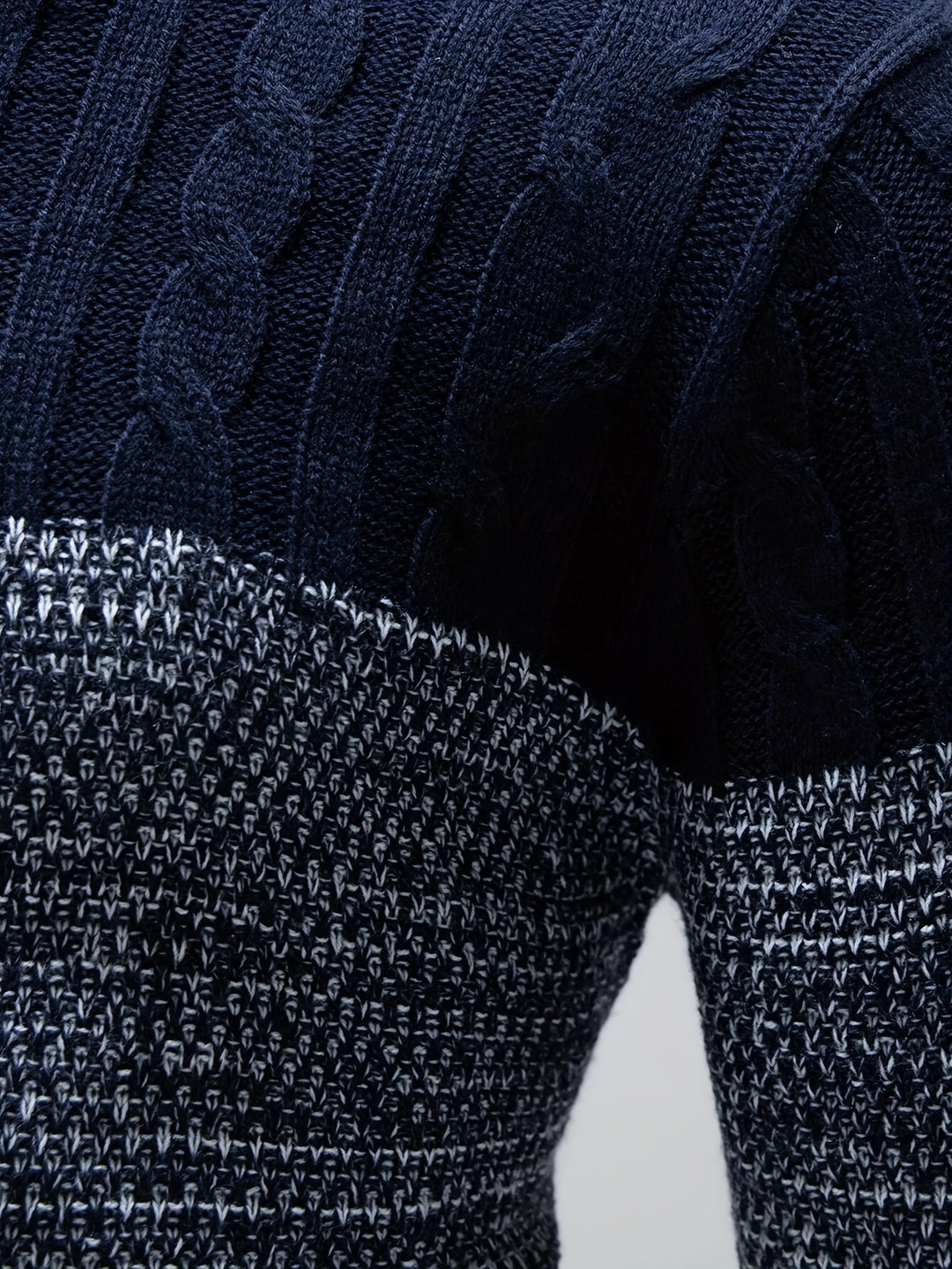 Clayton | Colour-Block Crew Neck Sweater
