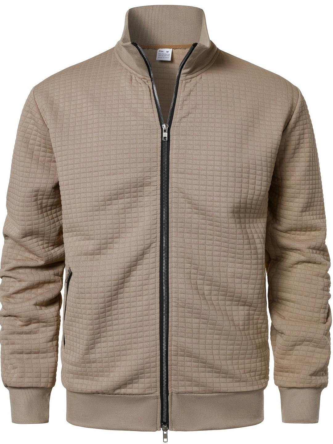 Sullivan | Textured Stand-Collar Zip Jacket
