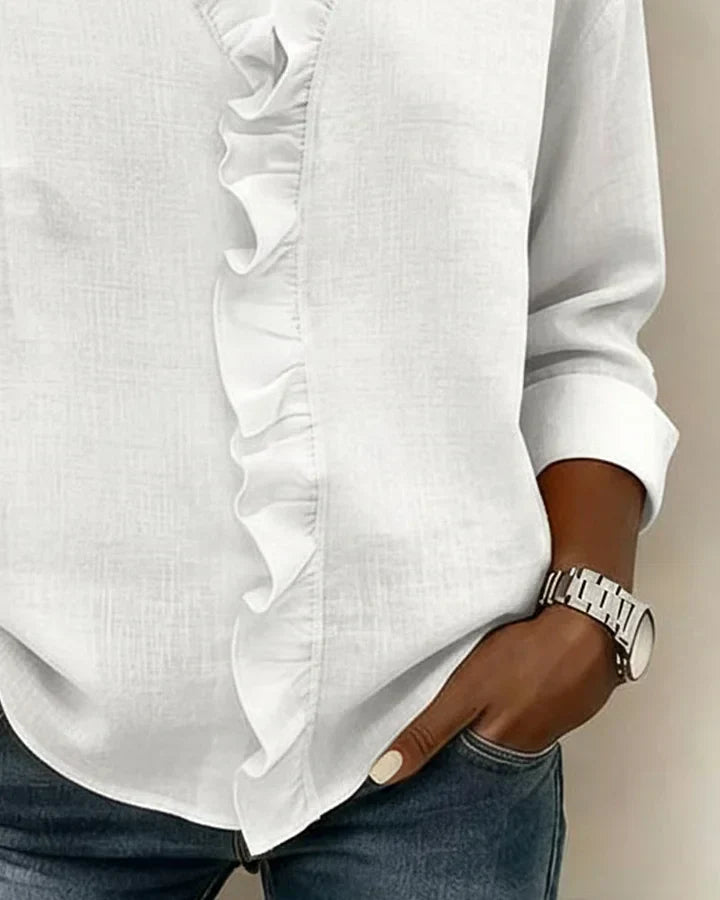 Eleanor | Elegant Ruffle Blouse