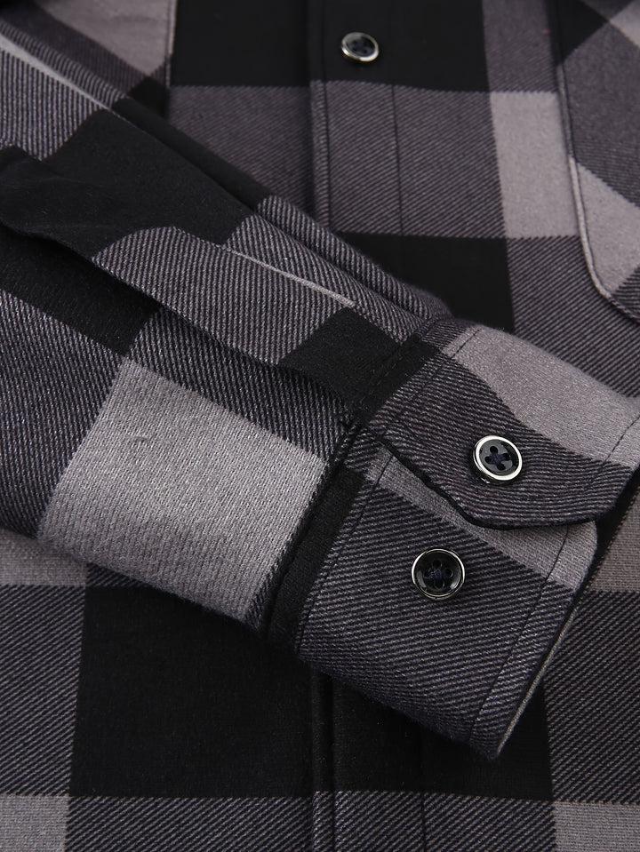 Dawson | Hooded Checked Shirt Jacket