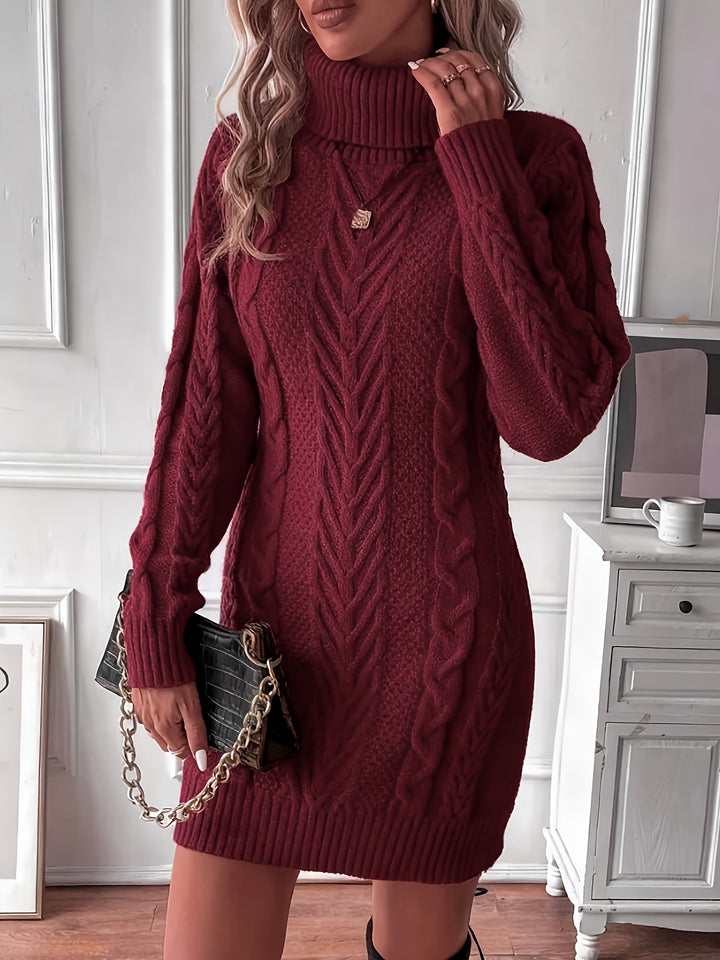 Della | Cable-Knit Sweater Dress