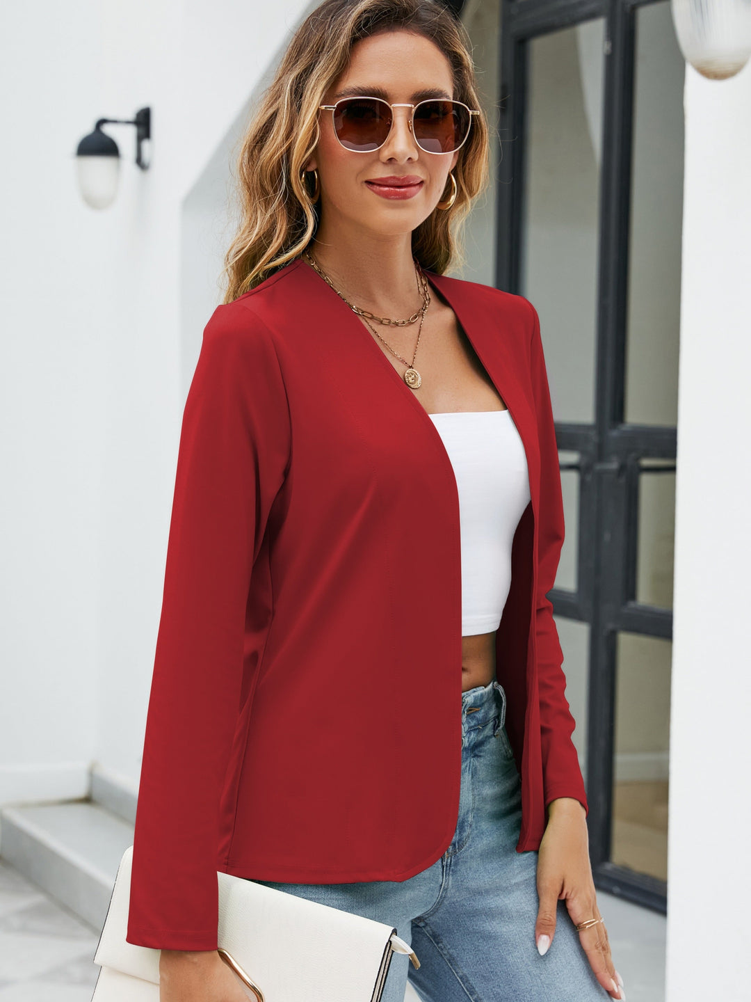 Delaney | Open-Front Casual Cardigan