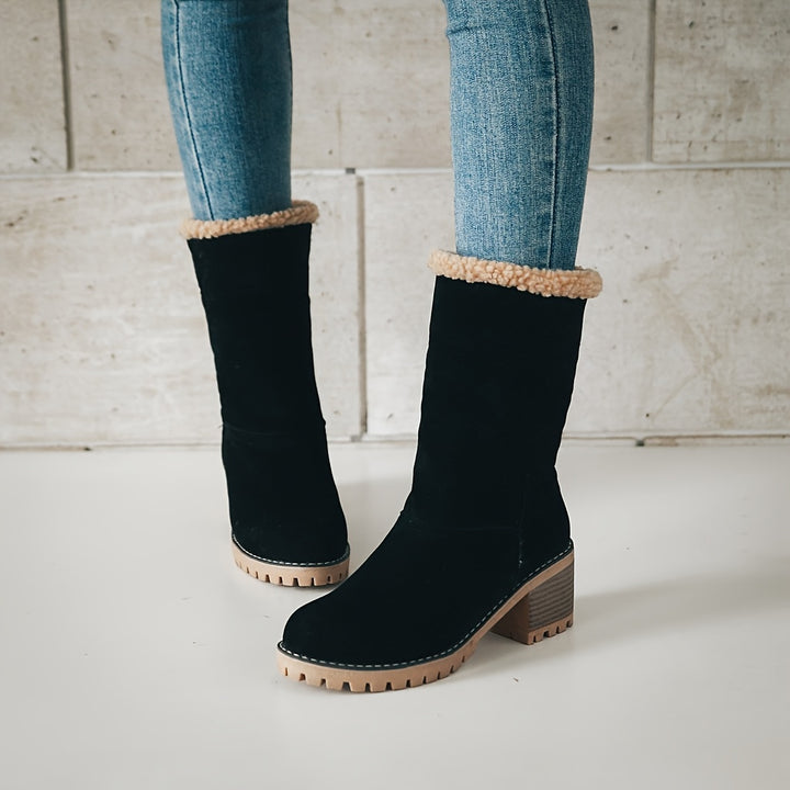 Marianne | Cozy Block-Heel Ankle Boots