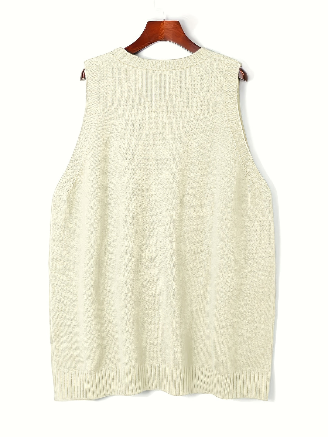 Annalise | Relaxed V-Neck Sweater Vest