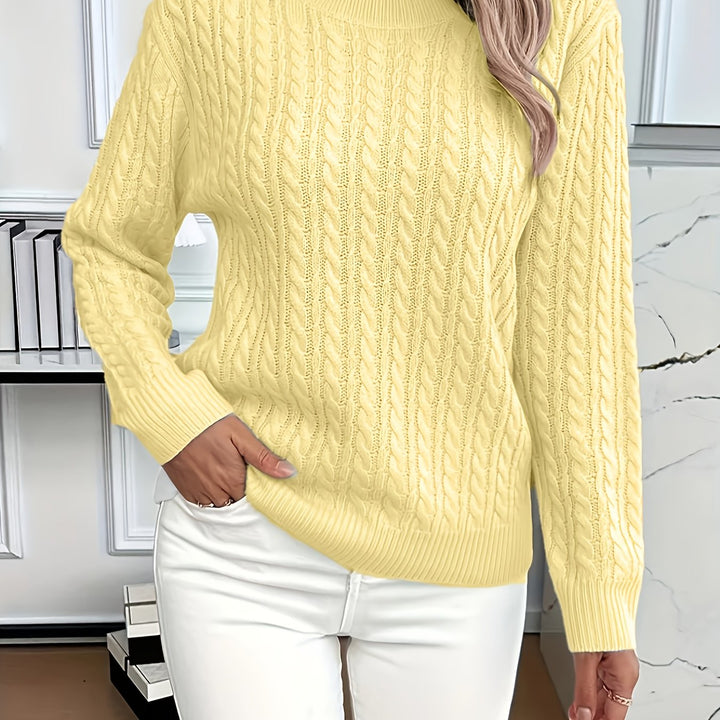 Heather | Cozy Cable-Knit Sweater