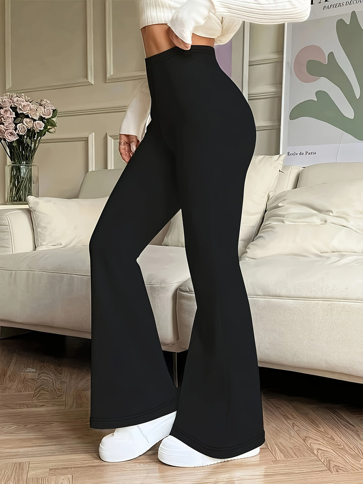 Genevieve | High-Waist Flared Pants