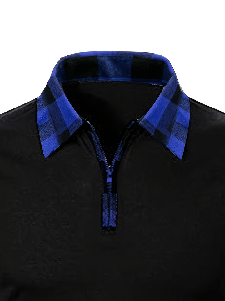Ellis | Half-Zip Collared Polo Shirt