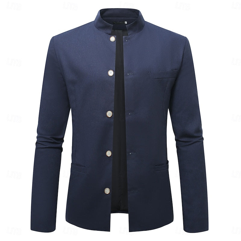 Alaric | Refined Stand-Collar Jacket