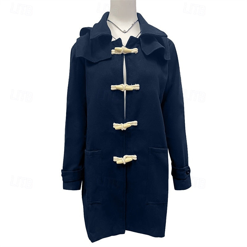 Frederick | Long Hooded Toggle Coat