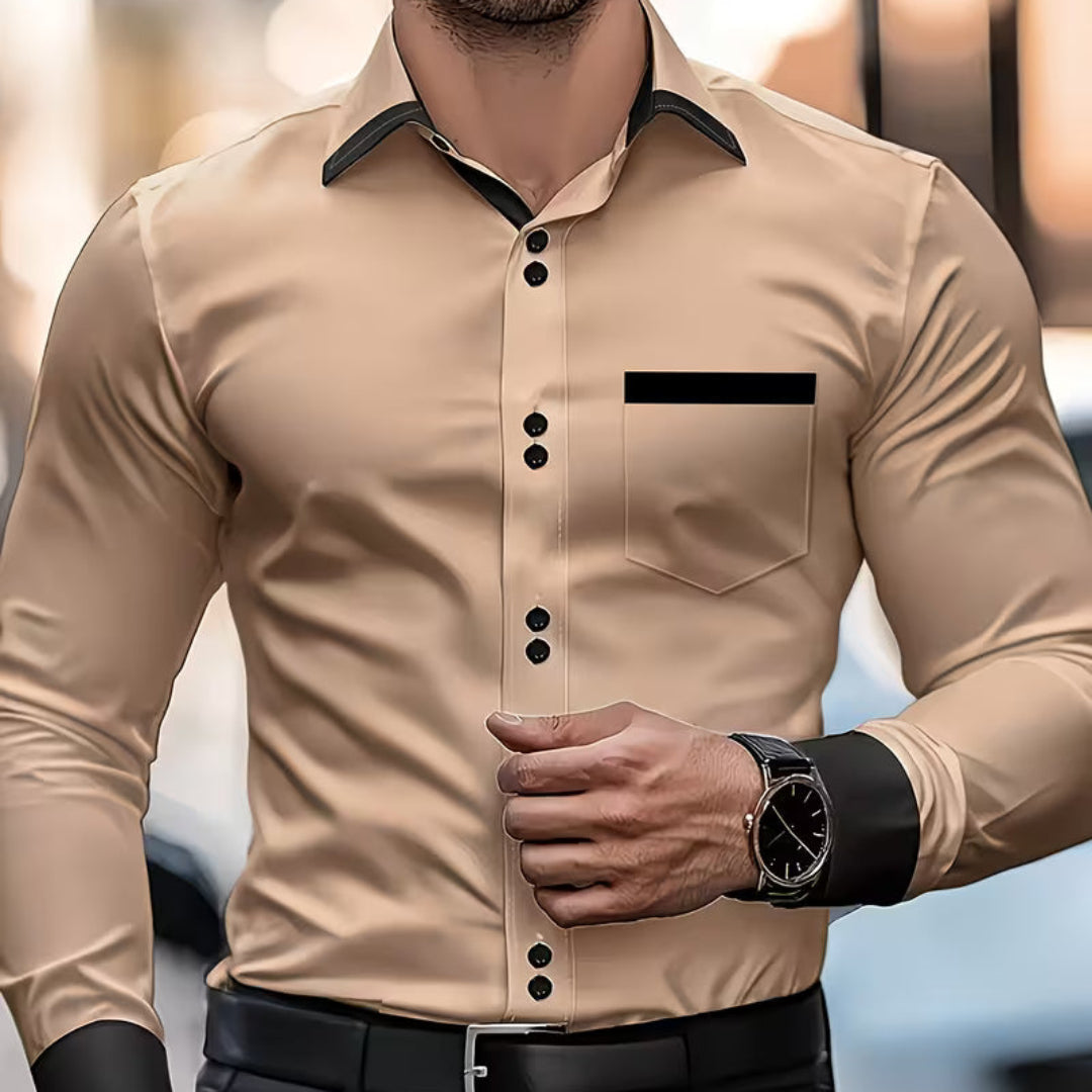 Garrick | Classic Button Collared Fit Shirt