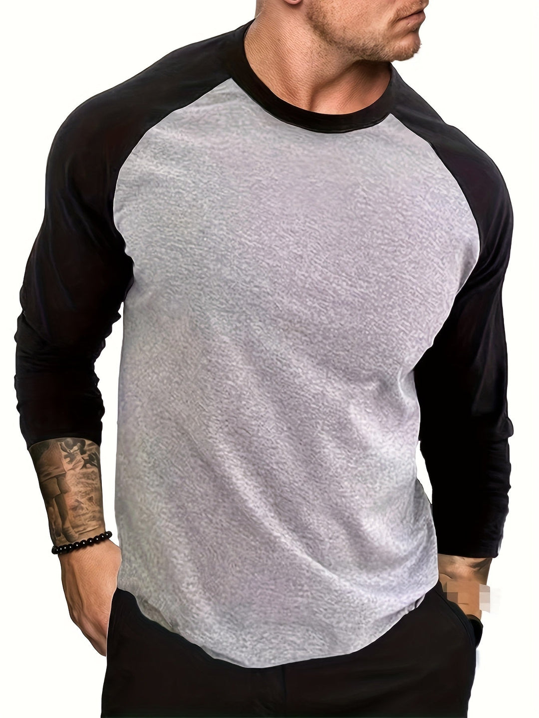 Bryson | Two-Tone Raglan Long Sleeve Shirt