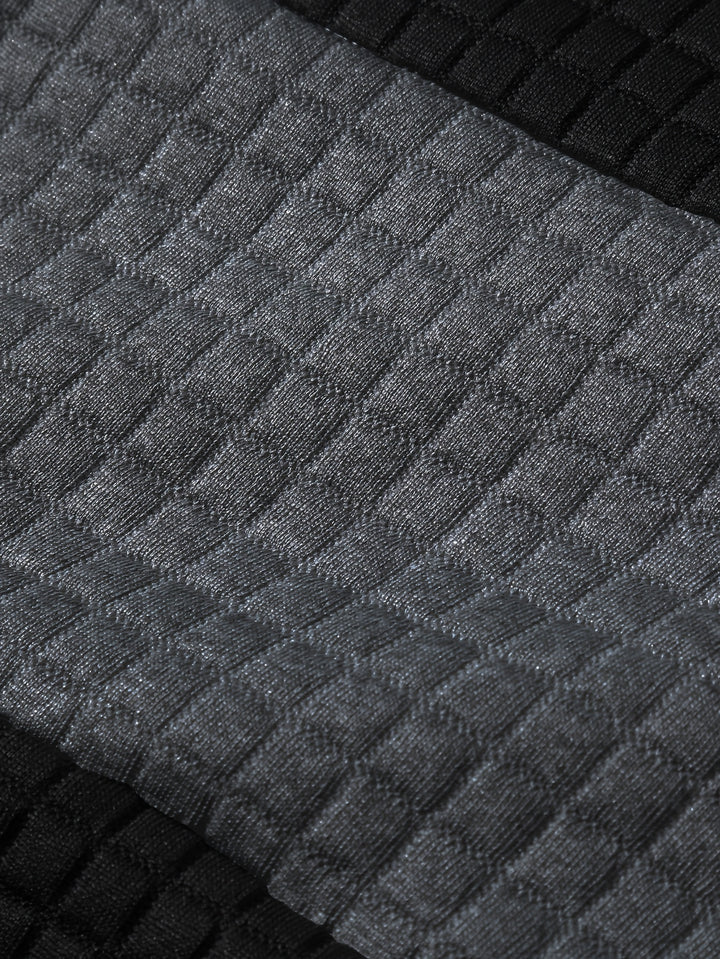 Russell | Textured Colour-Block Hoodie