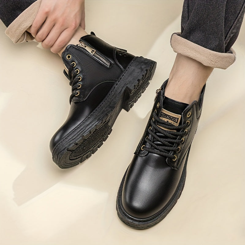 Alistair | Rugged Lace-Up High-Top Boots