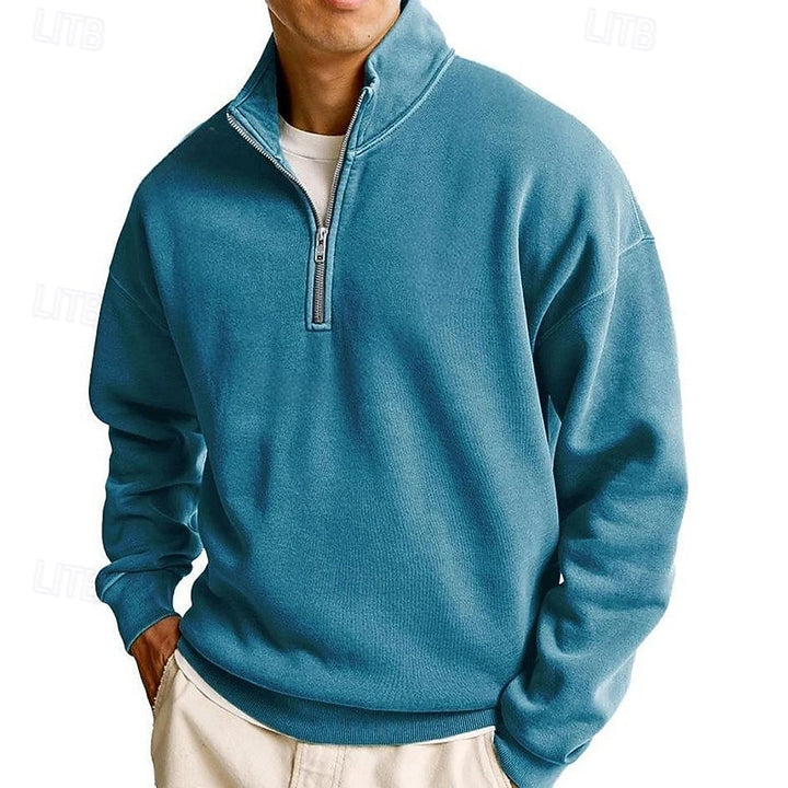 Emmett | Quarter-Zip Stand-Collar Pullover