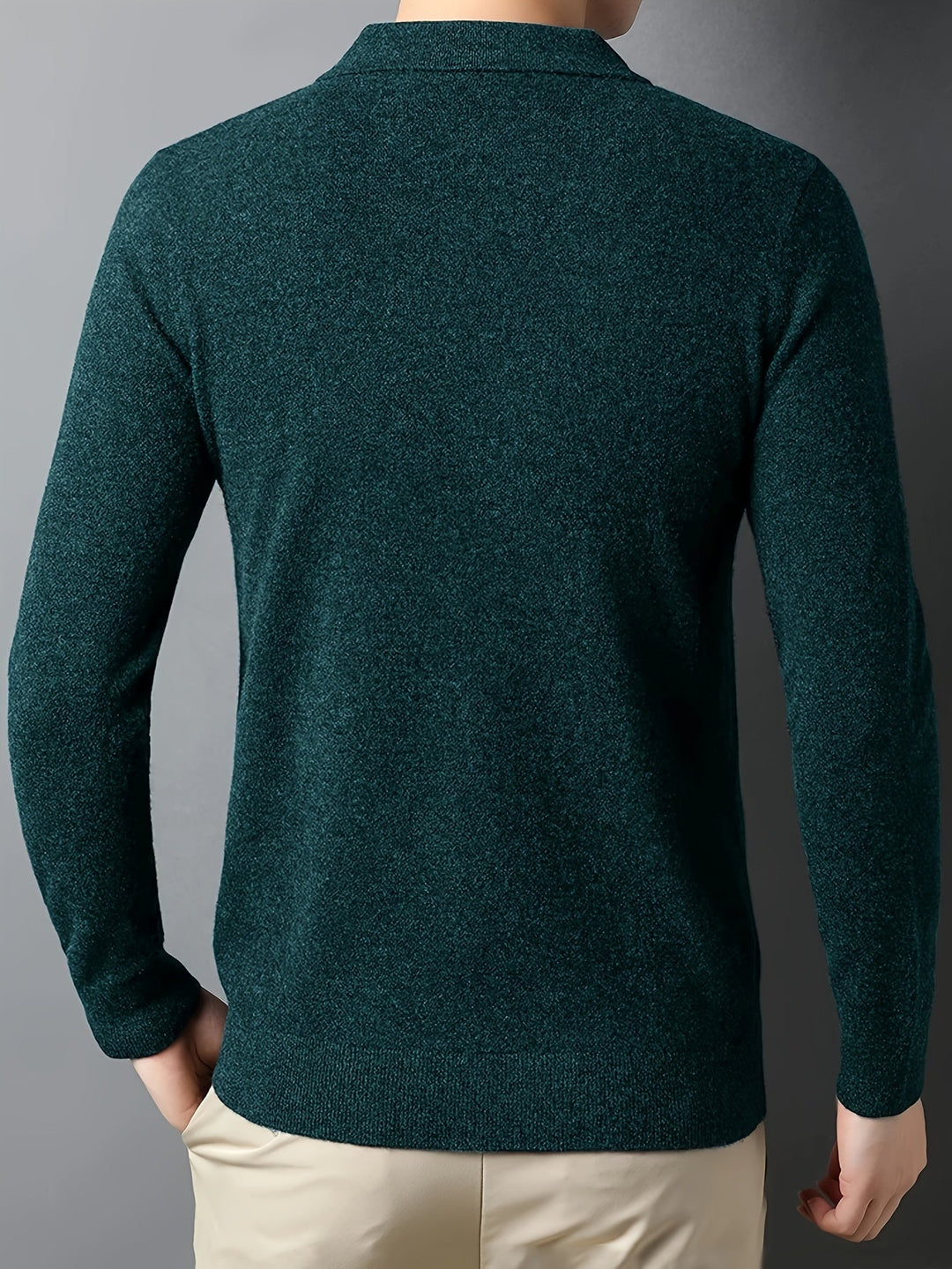 Wesley | Refined Collared Polo Sweater