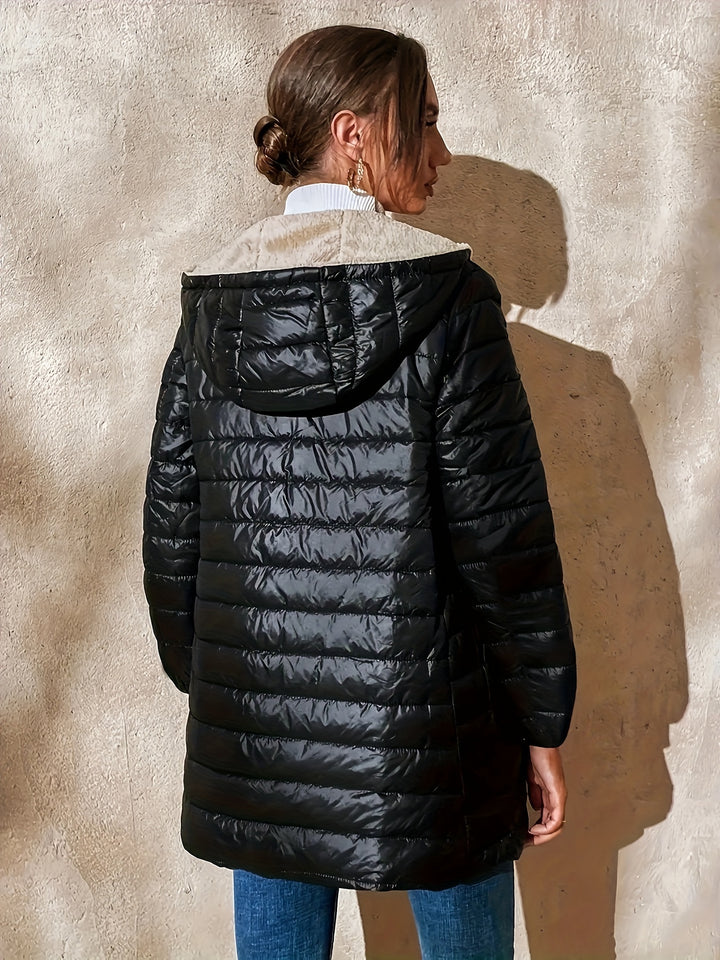 Maureen | Cozy Longline Zip-Up Coat