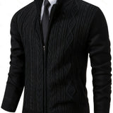 Warren | Textured Zip-Up Cardigan