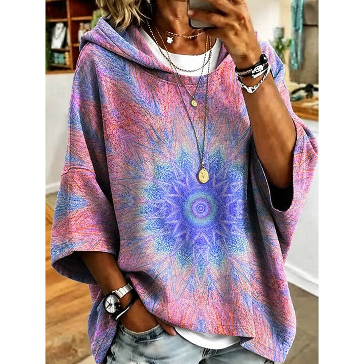 Willow | Floral Hooded Pullover Hoodie
