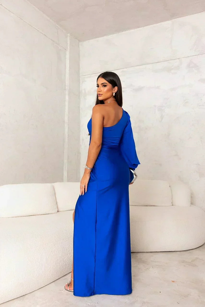 Samantha | Elegant One-Shoulder Evening Dress