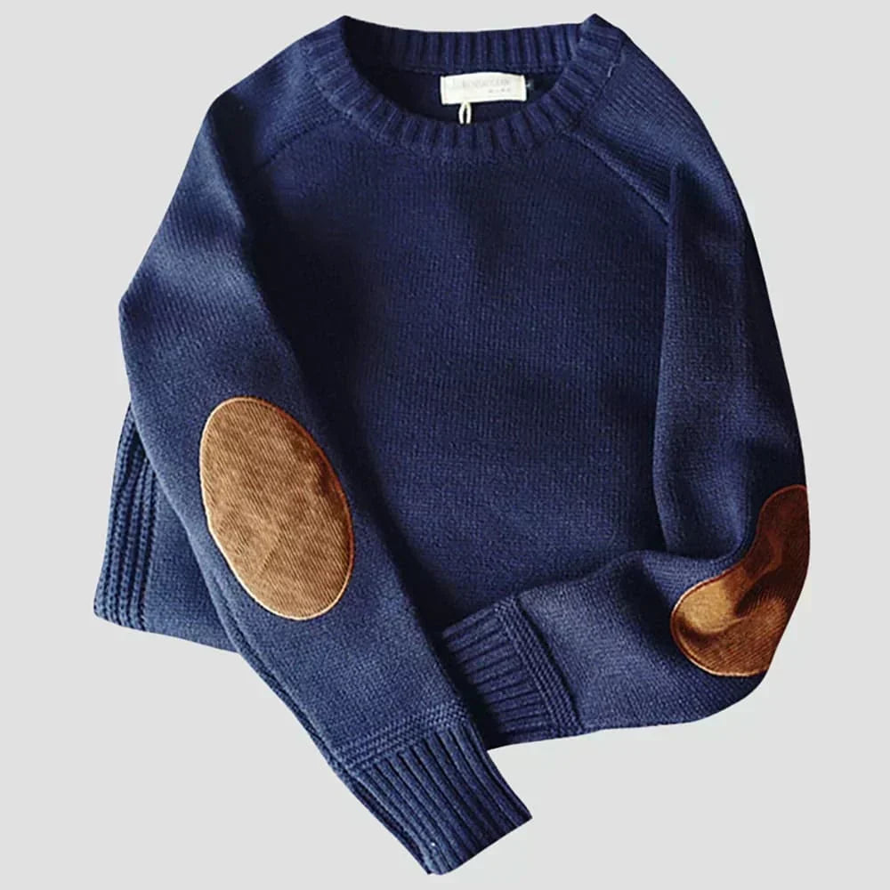 Franklin | Classic Elbow-Patch Sweater