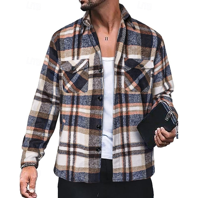 Callan | Rugged Plaid Shirt Jacket