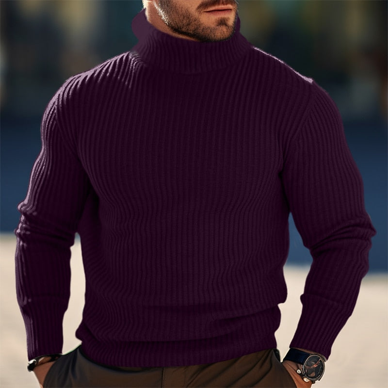 Archer | Ribbed Turtleneck Sweater