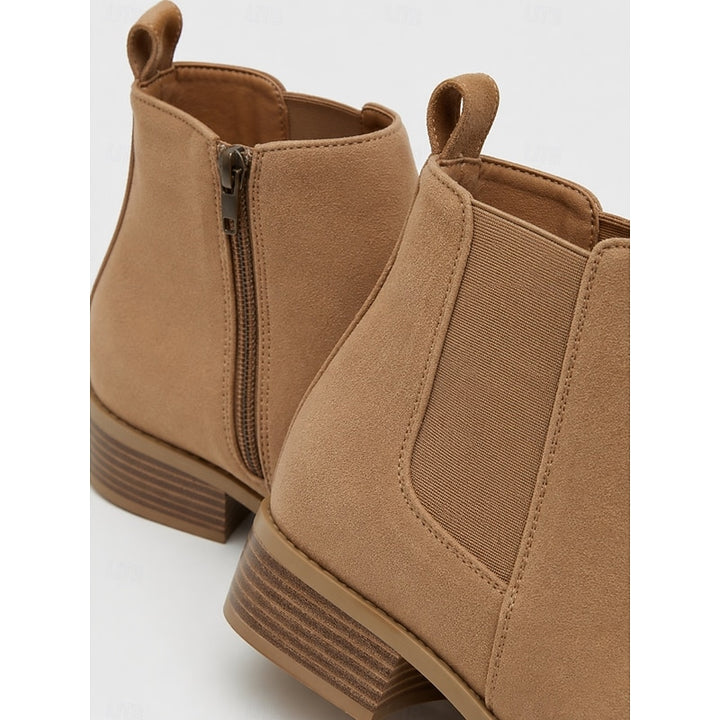 Faye | Pointed-Toe Block Heel Ankle Boots