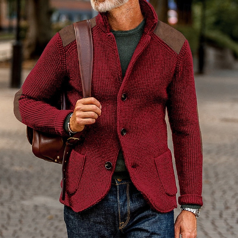 Garrison | Stand-Collar Button Cardigan