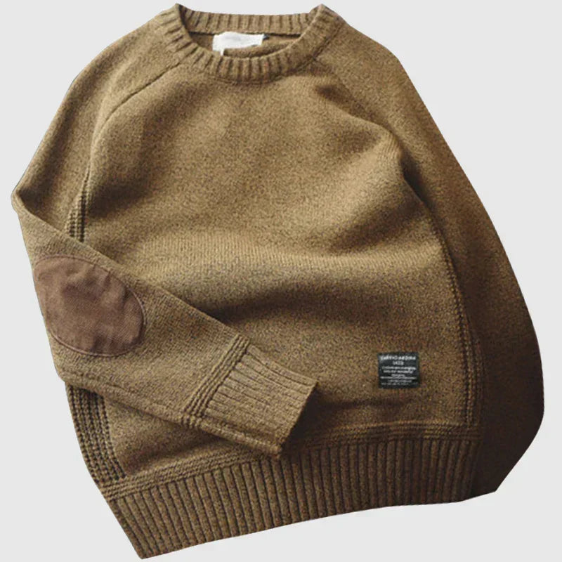 Franklin | Classic Elbow-Patch Sweater