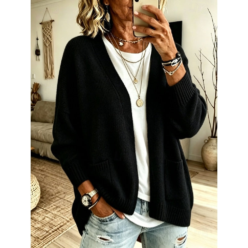 Tabitha | Relaxed Open-Front Cardigan